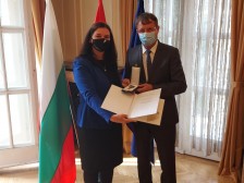 Председателят на УС на КОНТРАКС Йордан Йорданов бе удостоен с високо държавно отличие от Унгария