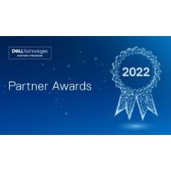KONTRAX with an award from the Partner Awards 2022 of Dell Technologies, category Excellence in New Business Development for 2021