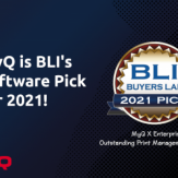 MyQ X: Enterprise is granted an award for selection of software by BLI 2021
