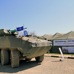 GENERAL DYNAMICS EUROPEAN LAND SYSTEMS PRESENTED IN BULGARIA ITS WHEELED ARMOURED VEHICLE 8Х8 - PIRANHA 5