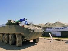 GENERAL DYNAMICS EUROPEAN LAND SYSTEMS PRESENTED IN BULGARIA ITS WHEELED ARMOURED VEHICLE 8Х8 - PIRANHA 5