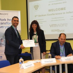 KONTRAX supported and took part in the 9th Balkan Conference on Informatics held in Sofia
