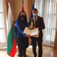 The Chairman of KONTRAX Management Board, Jordan Jordanov, was awarded with the high state prize of Hungary