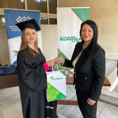 KONTRAX awarded students of the Technical University, Plovdiv branch
